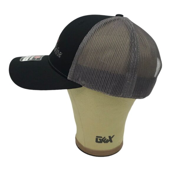 Barnes Marine Embroidered Logo Mesh Snapback Cap Boating Trucker Hat Richardson - Picture 10 of 13